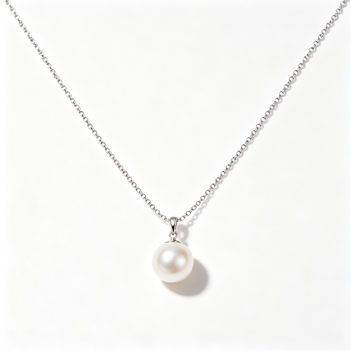 Pearl Drop Necklace | Elegant Pearl Detail Pendant