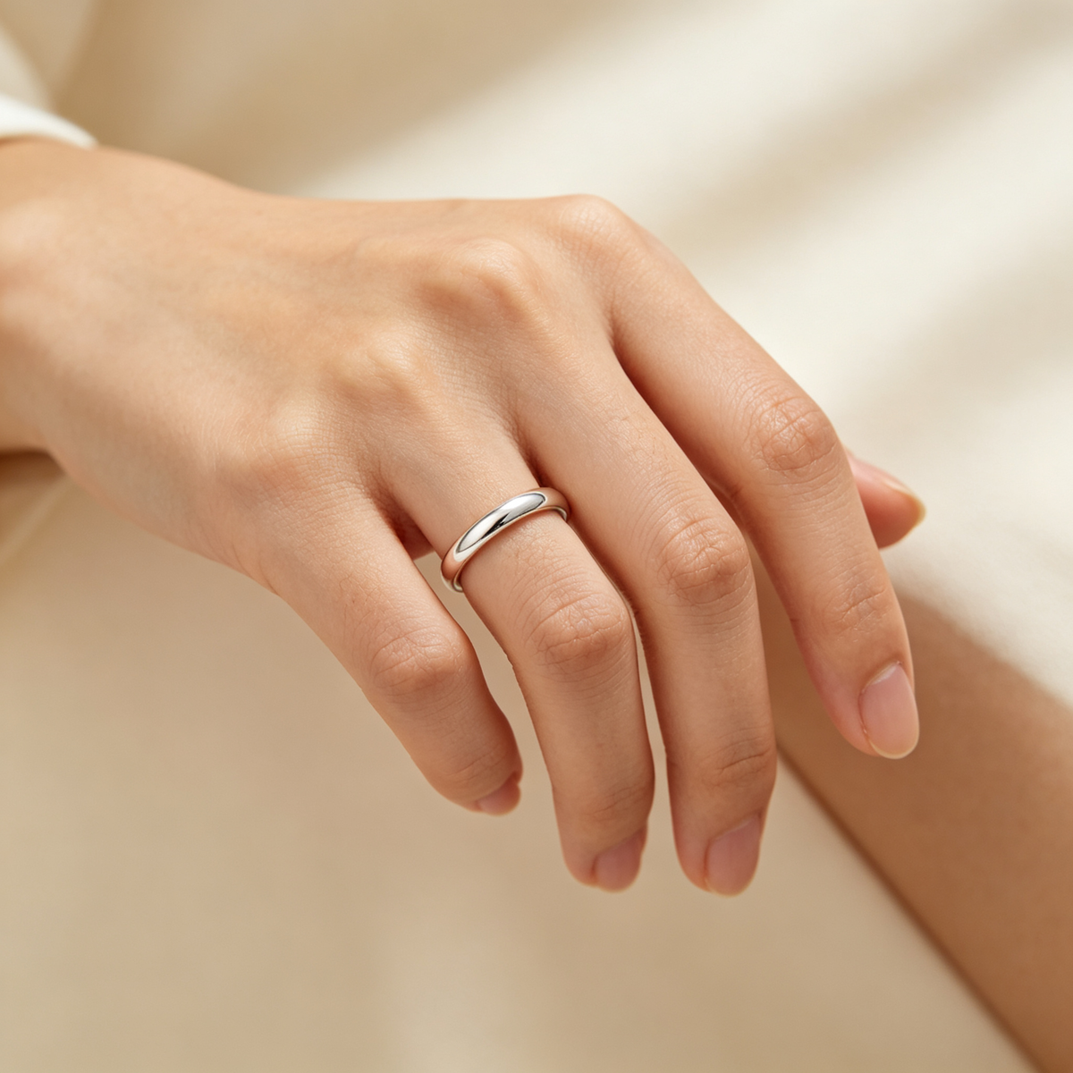 Smooth Band Ring | Minimal Essential Band Ring