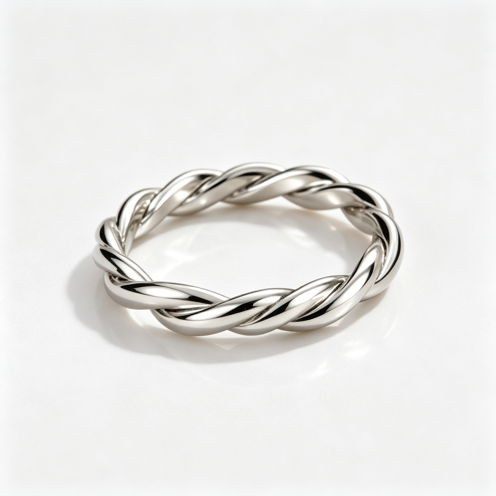 Twisted Ring | Sculptural Twist Band Ring