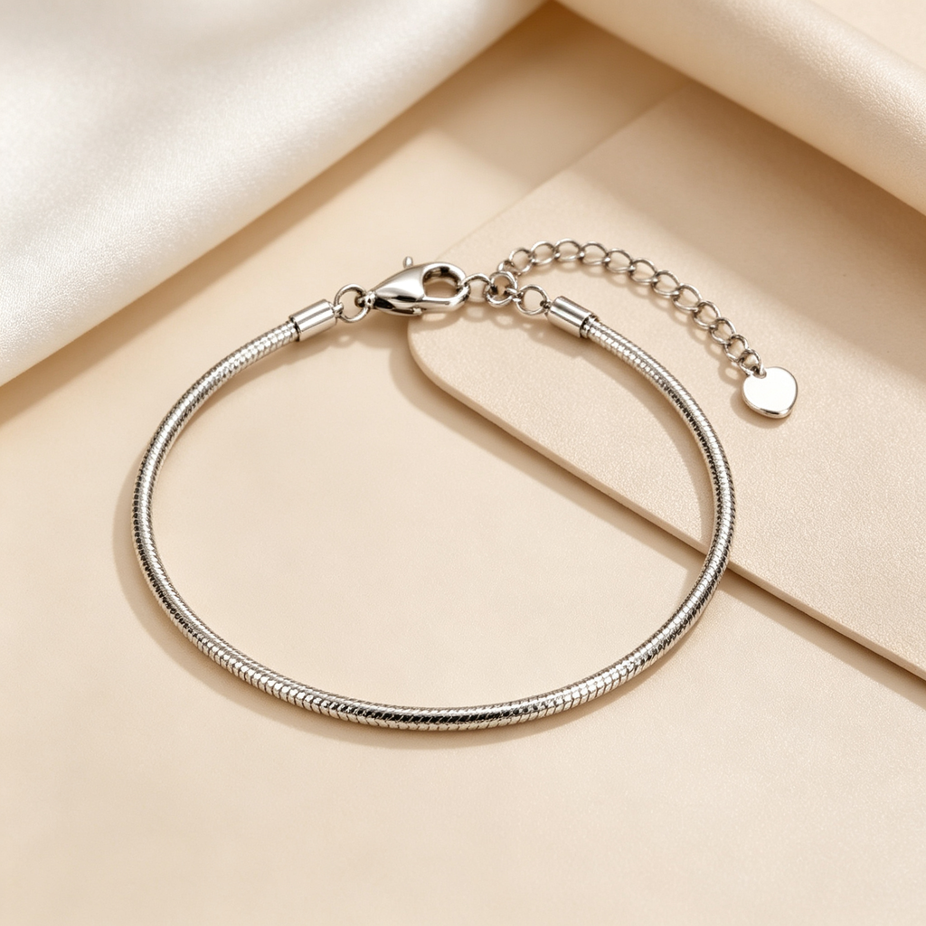 Snake Chain Bracelet | Minimal Fluid Link Bracelet