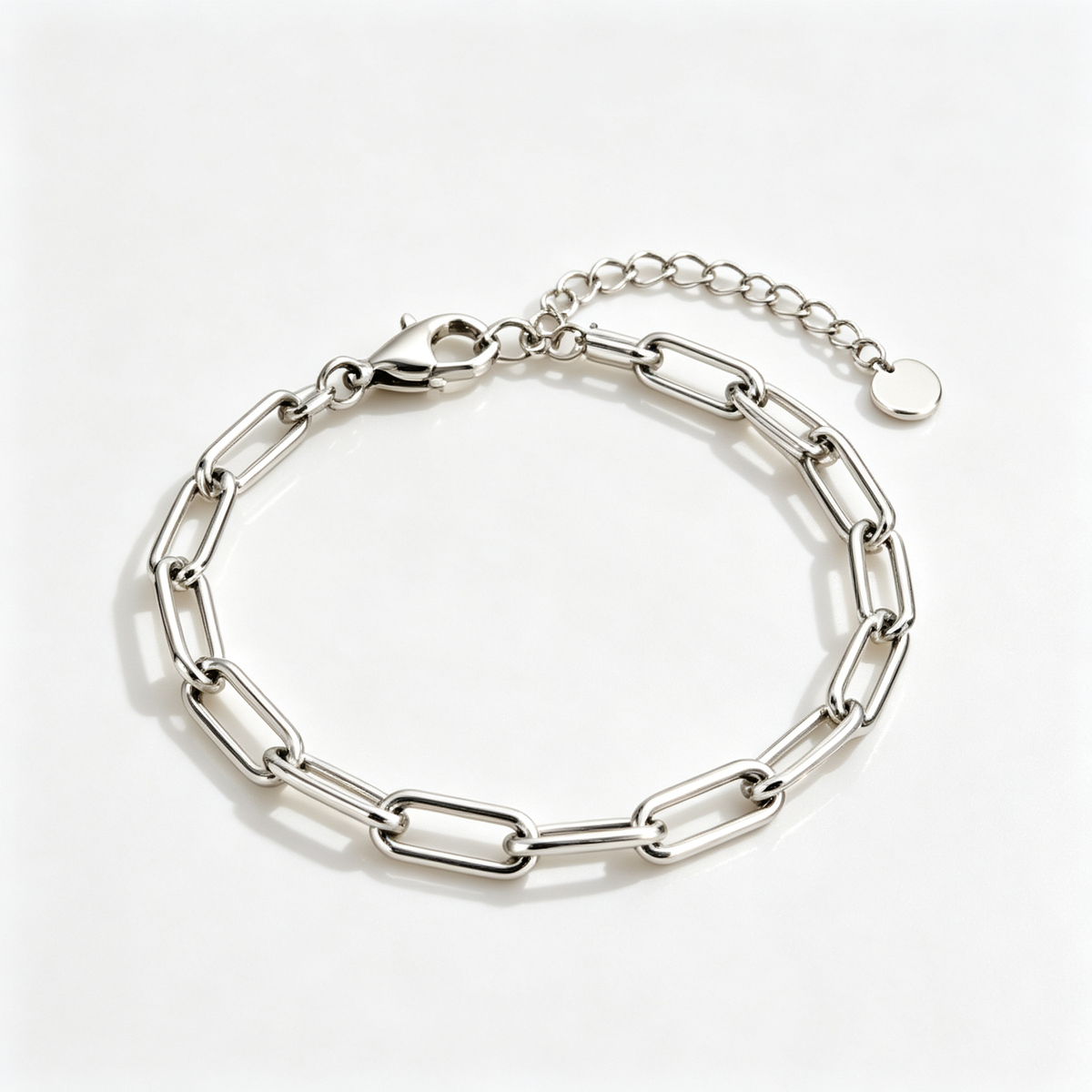 Paperclip Bracelet | Modern Sculptural Link Bracelet