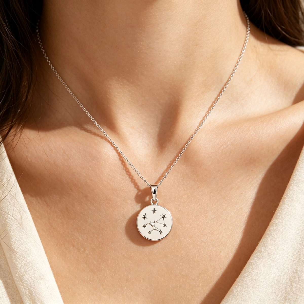 Zodiac Necklace | Personalized Zodiac Symbol Pendant