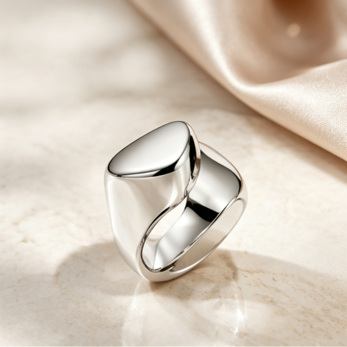 Aria Abstract Ring | Sculptural Statement Ring