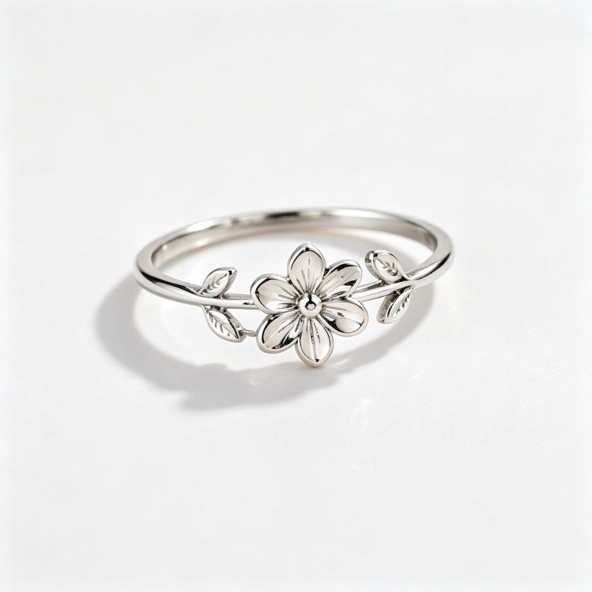 Birth Flower Ring | Personalized Floral Symbol Ring